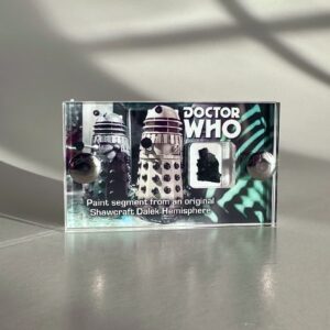 Doctor Who Shawcraft Dalek Hemisphere Black Paint TV Prop with COA