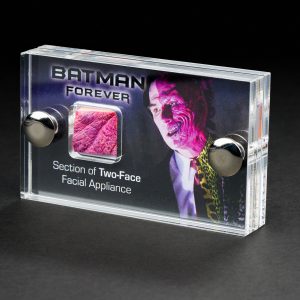 Batman Forever Two-Face Appliance Section - Production Used - Movie Prop with COA