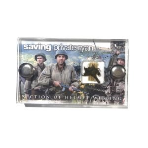Saving Private Ryan 1998 Production Movie Prop Piece Mini-Display with COA