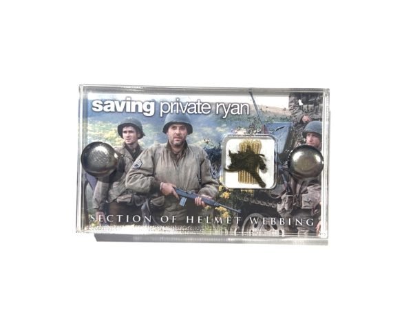 Saving Private Ryan 1998 Production Movie Prop Piece Mini-Display with COA
