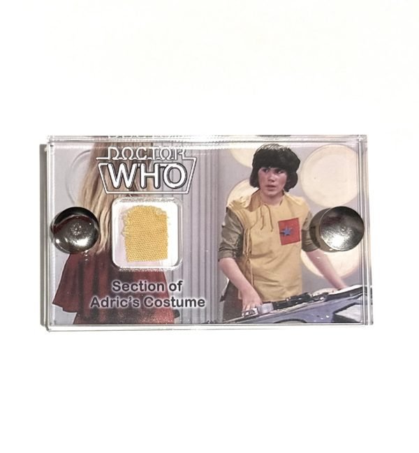 Doctor Who - Screen Used Adric Costume piece Movie/TV Prop Mini Display with COA