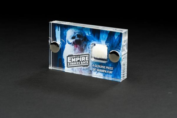 Star Wars - The Empire Strikes Back - Wampa Fur Swatch Mini Display Screen Used with COA