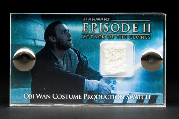 Star Wars: Attack of the Clones – Obi Wan - Production-Used Wardrobe Costume Swatch Movie Prop with COA - Image 5