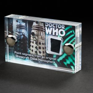 Doctor Who Shawcraft Dalek Hemisphere Black Paint TV Prop with COA