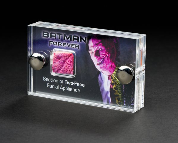 Batman Forever Two-Face Appliance Section - Production Used - Movie Prop with COA - Image 2