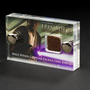 Star Wars Episode III Mace Windu - Wardrobe Costume Swatch - Movie Prop