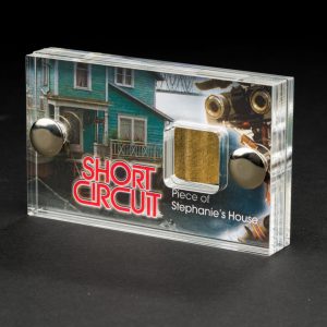 Short Circuit Stephanie's House - Production Used Movie Prop Piece Mini-Display with COA