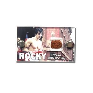 Rocky - Mighty Mick's Gym Brick Fragment Section - Movie Prop with COA