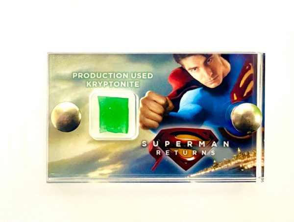 Superman Returns - Kryptonite Piece - Superhero Movie Prop with COA