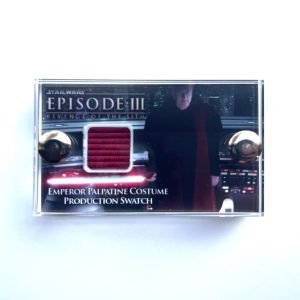 Star Wars Episode III - Emperor Palpatine Fabric Swatch - Movie Prop with COA