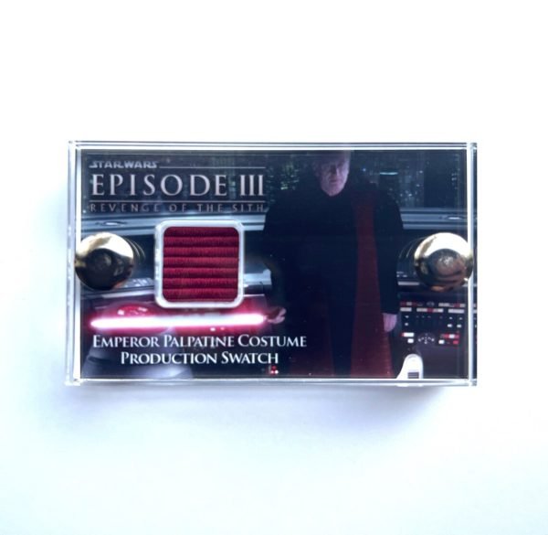 Star Wars Episode III - Emperor Palpatine Fabric Swatch - Movie Prop with COA