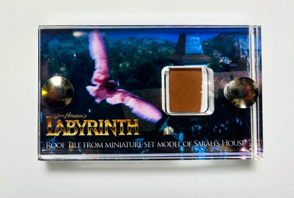 Labyrinth - Section of Sarah's House Roof Tile - Movie Prop with COA - Image 3