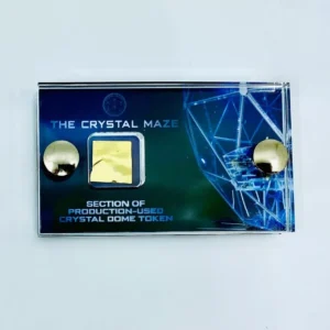 Crystal Maze Production Token Prop Piece Mini-Display with COA