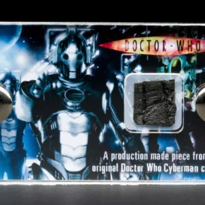Doctor Who - Original Cyberman Costume Section TV Prop Mini Display with COA