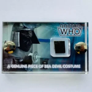 Doctor Who - Classic Sea Devil Costume Piece TV Prop Mini Display with COA
