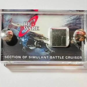 Red Dwarf Production-Used Battlecruiser section - TV Prop Mini Display with COA