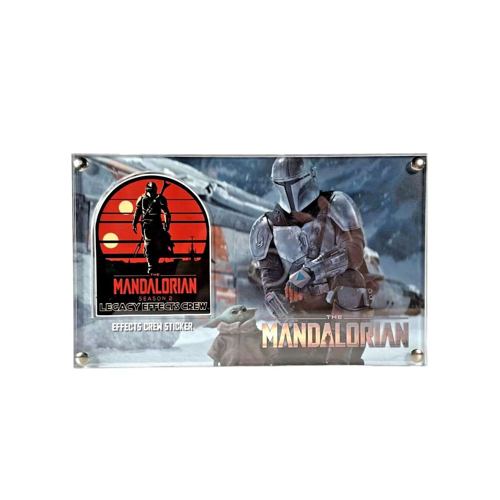 Mandalorian Legacy Effects Production Crew sticker- Star Wars with COA