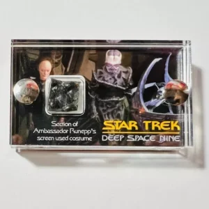 Star Trek Deep Space Nine Ambassador Runepp Costume Section TV Prop with COA