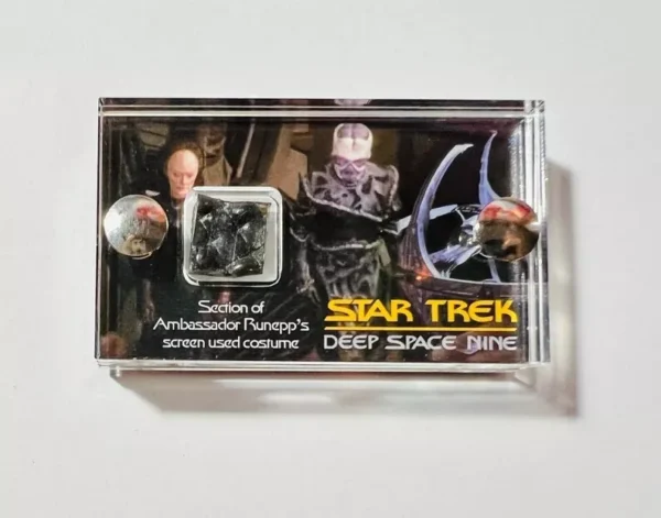 Star Trek Deep Space Nine Ambassador Runepp Costume Section TV Prop with COA