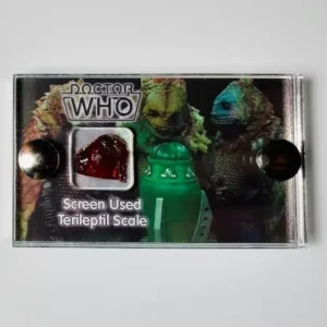 Doctor Who - Visitation Screen Used Terileptil Scale Movie Prop with COA