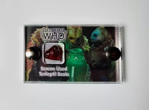 Doctor Who - Visitation Screen Used Terileptil Scale Movie Prop with COA